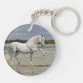 ファンタジーの馬: 湖の主 キーホルダー (裏面)