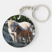 ファンタジーの馬: 滝 キーホルダー (裏面)