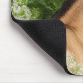 ファンタジーの馬: 花 マウスパッド (コーナー)