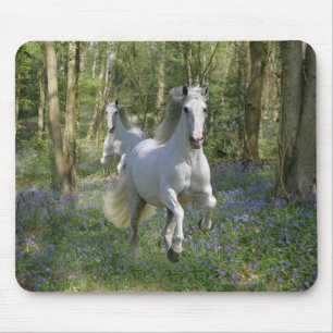 ファンタジーの馬: Bluebell木 マウスパッド