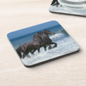 ファンタジーの馬: Friesians及び海 コースター (左側)