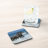 ファンタジーの馬: Friesians及び海 コースター (右側)