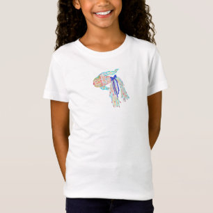 ファンタジーの魚のTシャツ(女の子) Tシャツ