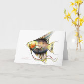 ファンタジーの魚: アンジェロ カード (黄色い花)