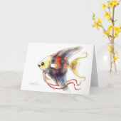 ファンタジーの魚: アンゼリカ カード (黄色い花)