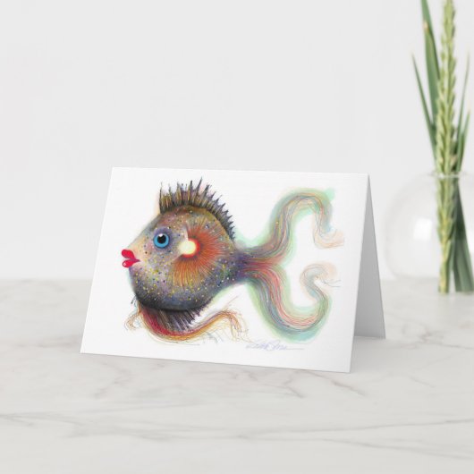 ファンタジーの魚: 空想 カード (正面)