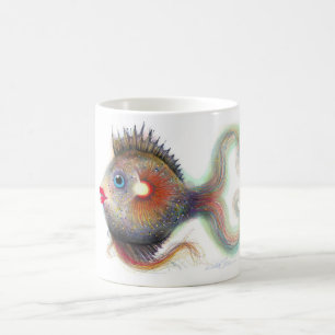 ファンタジーの魚: 空想 コーヒーマグカップ