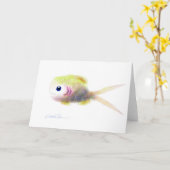 ファンタジーの魚: Gilly カード (黄色い花)