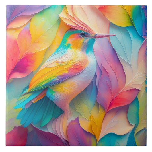 ファンタジーの鳥シルクバード タイル (正面)