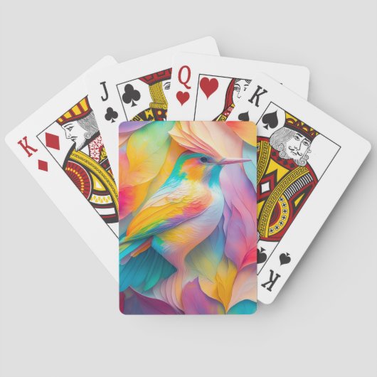 ファンタジーの鳥シルクバード トランプ (裏面)