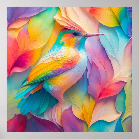 ファンタジーの鳥シルクバード ポスター (正面)