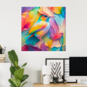 ファンタジーの鳥シルクバード ポスター (ホームオフィス)