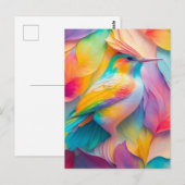 ファンタジーの鳥シルクバード ポストカード (正面/裏面)