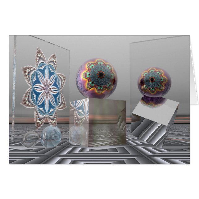 ファンタジーのsurrealisticカード (正面横)