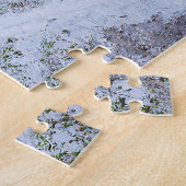 ファンタジーはフランスの冬場にシャトーを放棄 ジグソーパズル (側面)