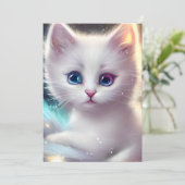 ファンタジーふわふわ白猫 シーズンカード (スタンド正面)