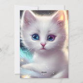 ファンタジーふわふわ白猫 シーズンカード (裏面)