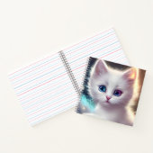 ファンタジーふわふわ白猫 ノートブック (内部)