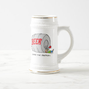 ファンタジーを共有して下さい ビールジョッキ