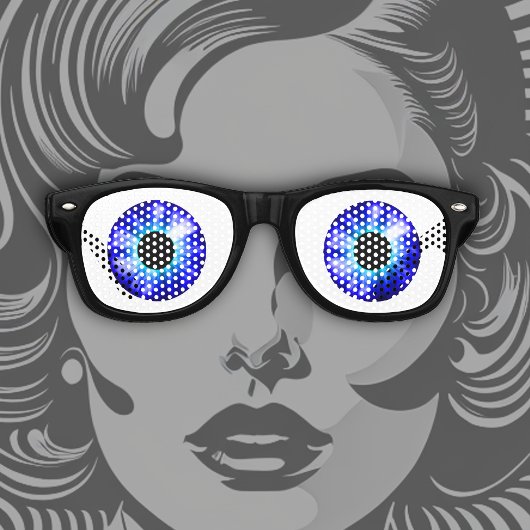 ファンタジーアイズサファイア レトロサングラス