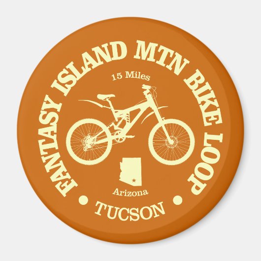 ファンタジーアイランドMTBループ(サイクリング) マグネット (正面)