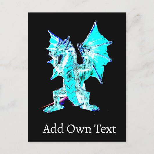ファンタジーアクアブルードラゴン シーズンポストカード (正面)