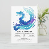 ファンタジーアドベンチャードラゴン誕生日 招待状 (スタンド正面)