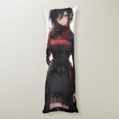 ファンタジーアニメかわいらしガール ボディピロー (裏面 (縦))