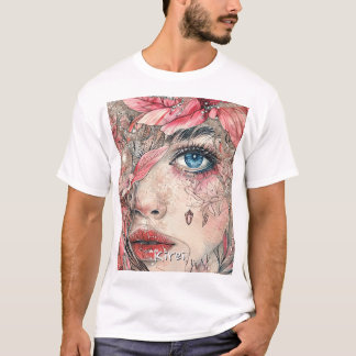 ファンタジーアニメマンガジャパンキレイ綺麗Tシャッカスタムト Tシャツ