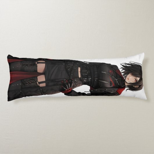 ファンタジーアニメ神秘的な少女 ボディピロー (裏面)