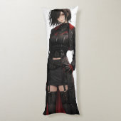 ファンタジーアニメ神秘的な少女 ボディピロー (裏面 (縦))