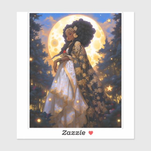 ファンタジーアフリカンアメリカン・アート シール (シート)