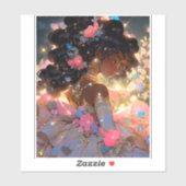 ファンタジーアフリカンアメリカン・アート シール (シート)