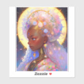 ファンタジーアフリカンアメリカン・アート シール (シート)