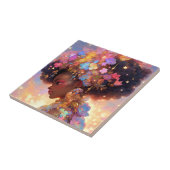 ファンタジーアフリカンアメリカン・アート タイル (側面)