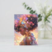 ファンタジーアフリカンアメリカン・アート ポストカード (スタンド正面)