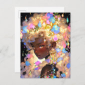 ファンタジーアフリカンアメリカン・アート ポストカード (正面/裏面)