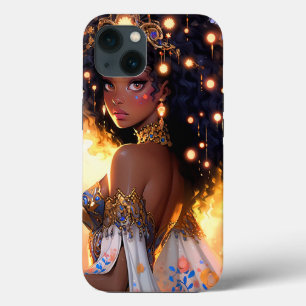 ファンタジーアフリカンアメリカン・アート iPhone 13ケース