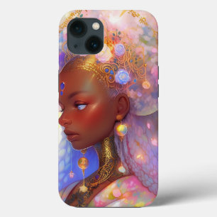ファンタジーアフリカンアメリカン・アート iPhone 13ケース