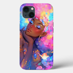 ファンタジーアフリカンアメリカン・アート iPhone 13ケース