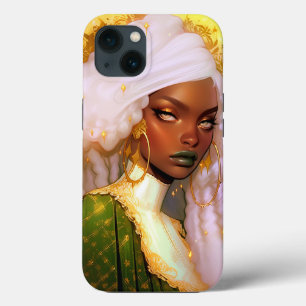 ファンタジーアフリカンアメリカン・アート iPhone 13ケース