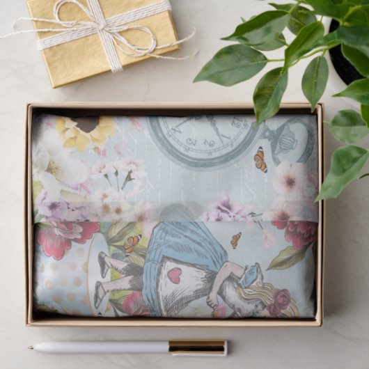 ファンタジーアリスインワンダーランドマジカルフローラ草原 薄葉紙 (ギフト)