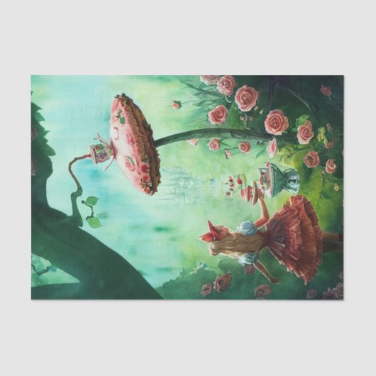 ファンタジーアリスinワンダーランド・デクページ 薄葉紙 (正面)