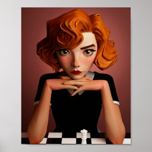ファンタジーアートチェスゲーム ポスター