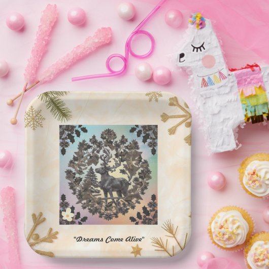 「ファンタジーアートデザイン」 ペーパープレート (パーティー)