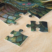 ファンタジーアートドラゴン女神クイーンジグソーパズル ジグソーパズル (側面)