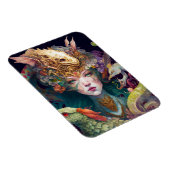 ファンタジーアートドラゴン女神クイーン マグネット (右側)