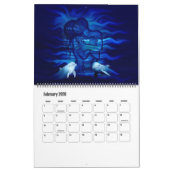 ファンタジーアートバイクリシアートKSZP カレンダー (2月 2026)