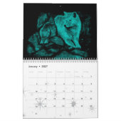 ファンタジーアートバイクリシアートKSZP カレンダー (1月 2027)