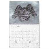 ファンタジーアートバイクリシアートKSZP カレンダー (2月 2026)